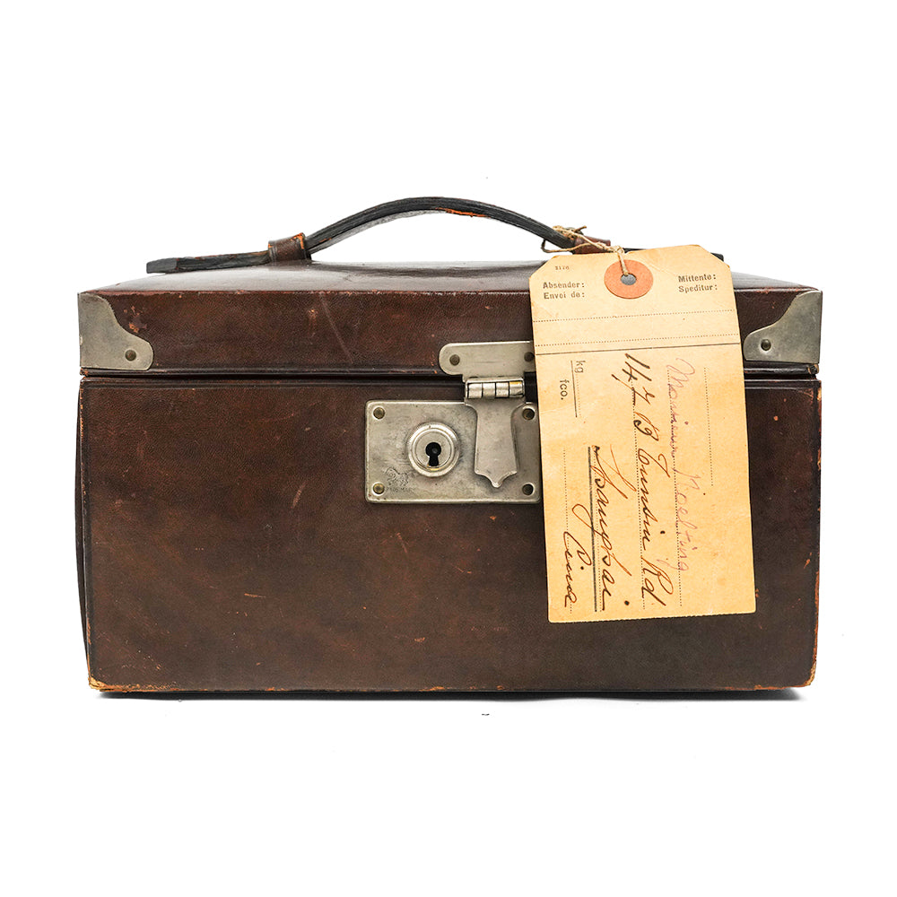 Leather Cased 5 Drawer Mah Jong - 1930s