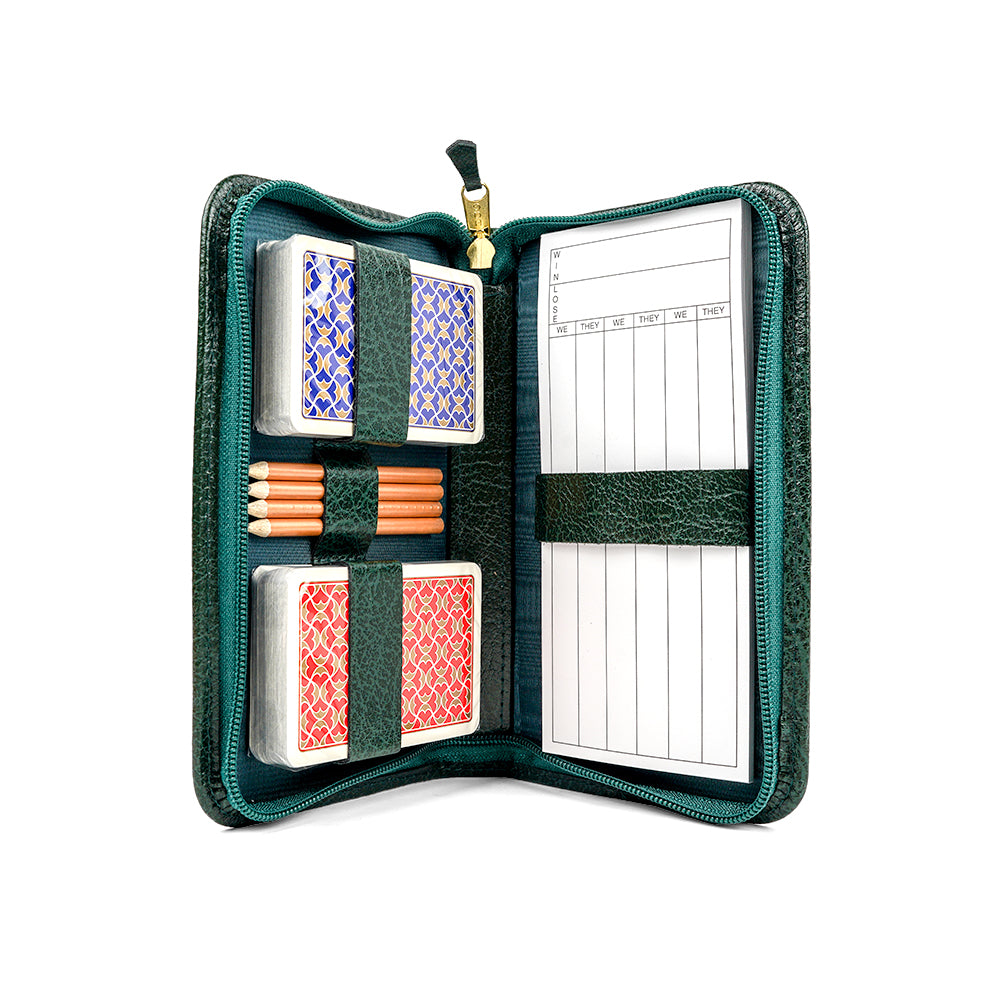 Leather wallet bridge set