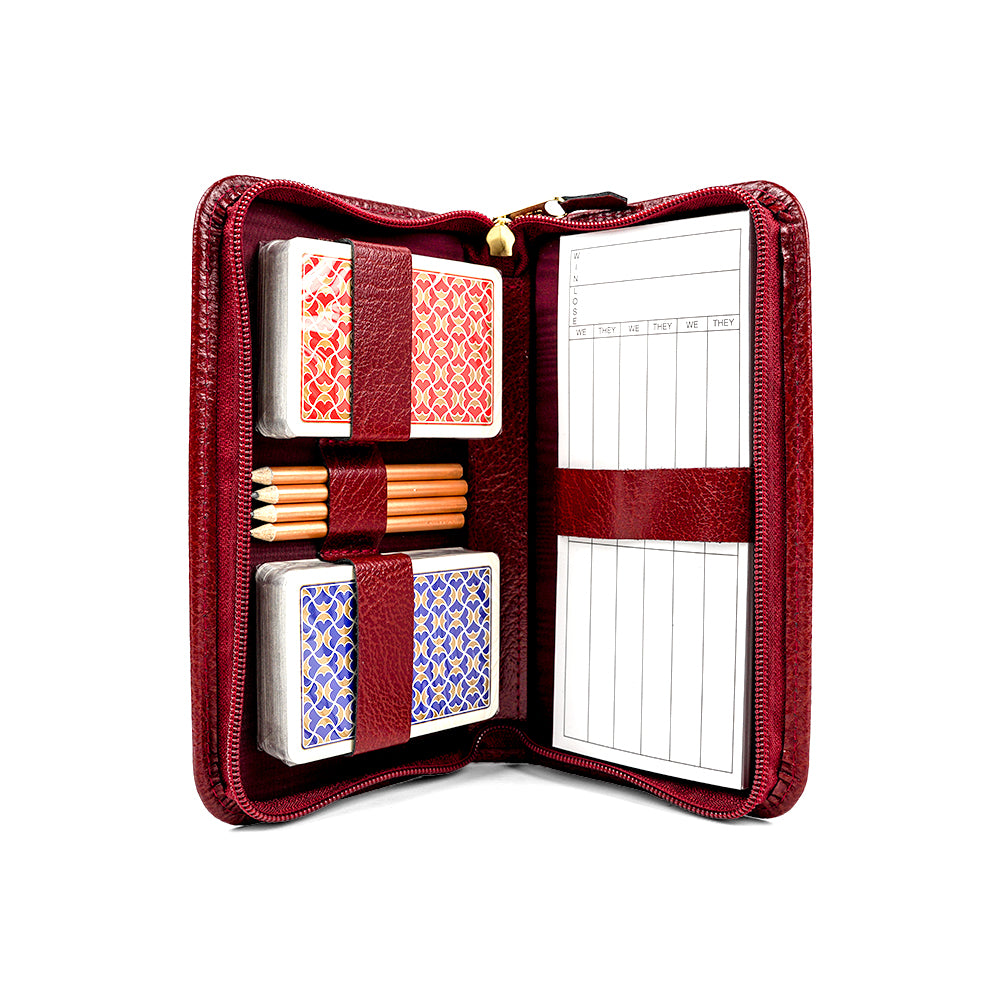 Leather wallet bridge set