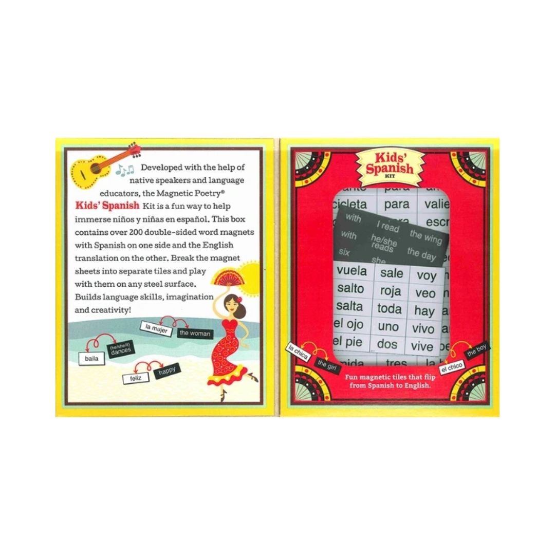 Kids Spanish Magnetic Poetry