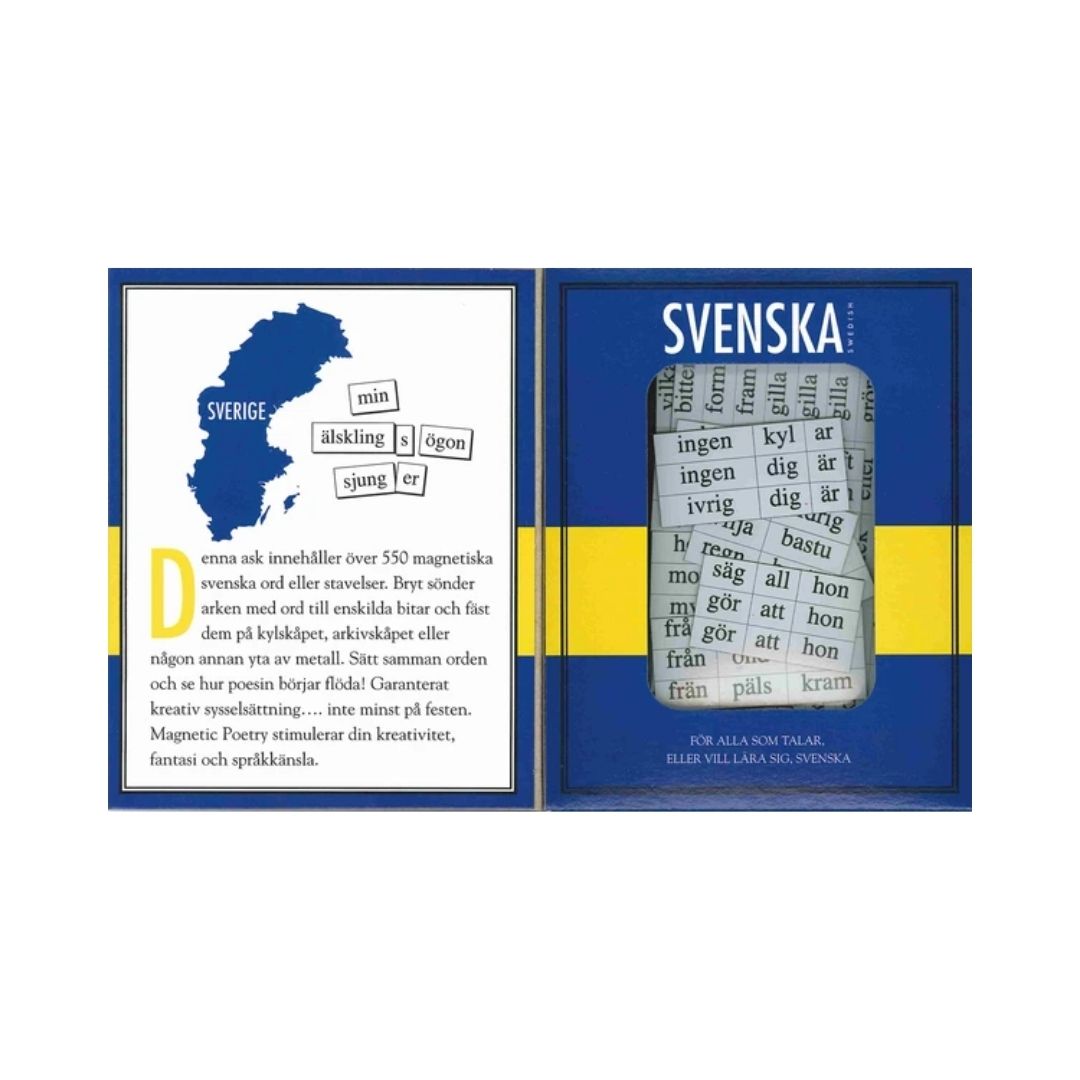 Swedish Magnetic Poetry