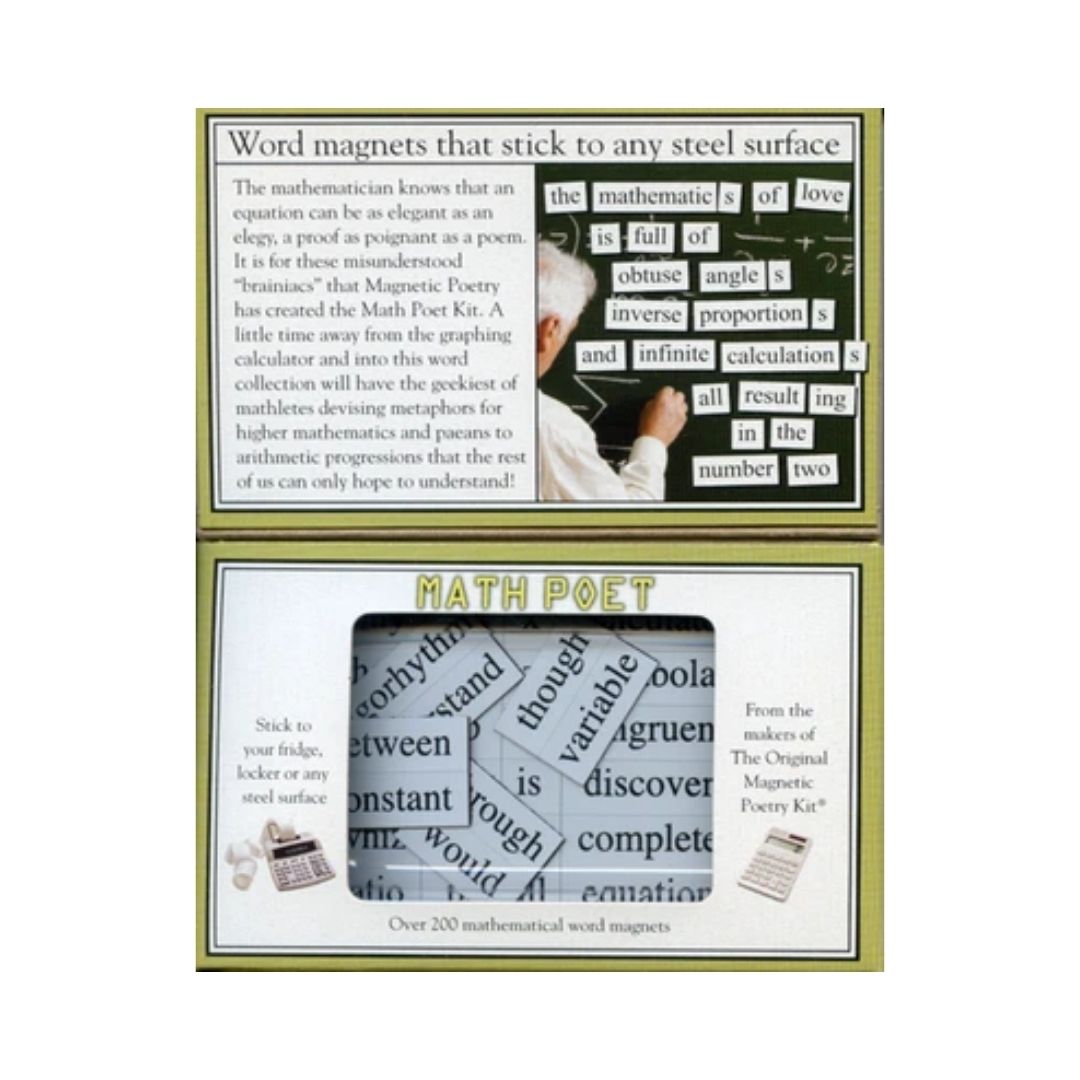 Math Poet Magnetic Poetry