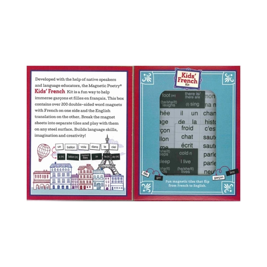 Kids French Magnetic Poetry