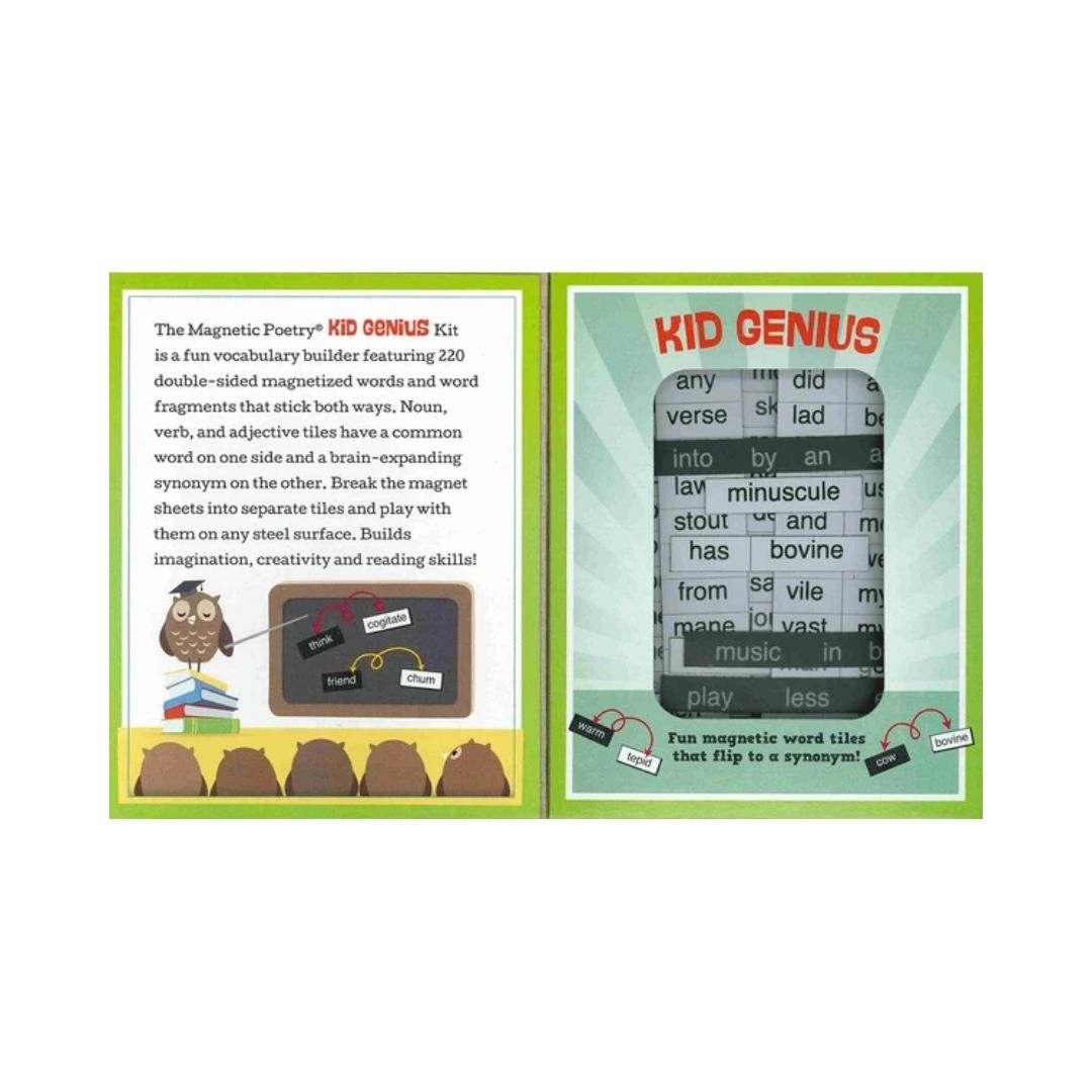 Kid Genius Magnetic Poetry