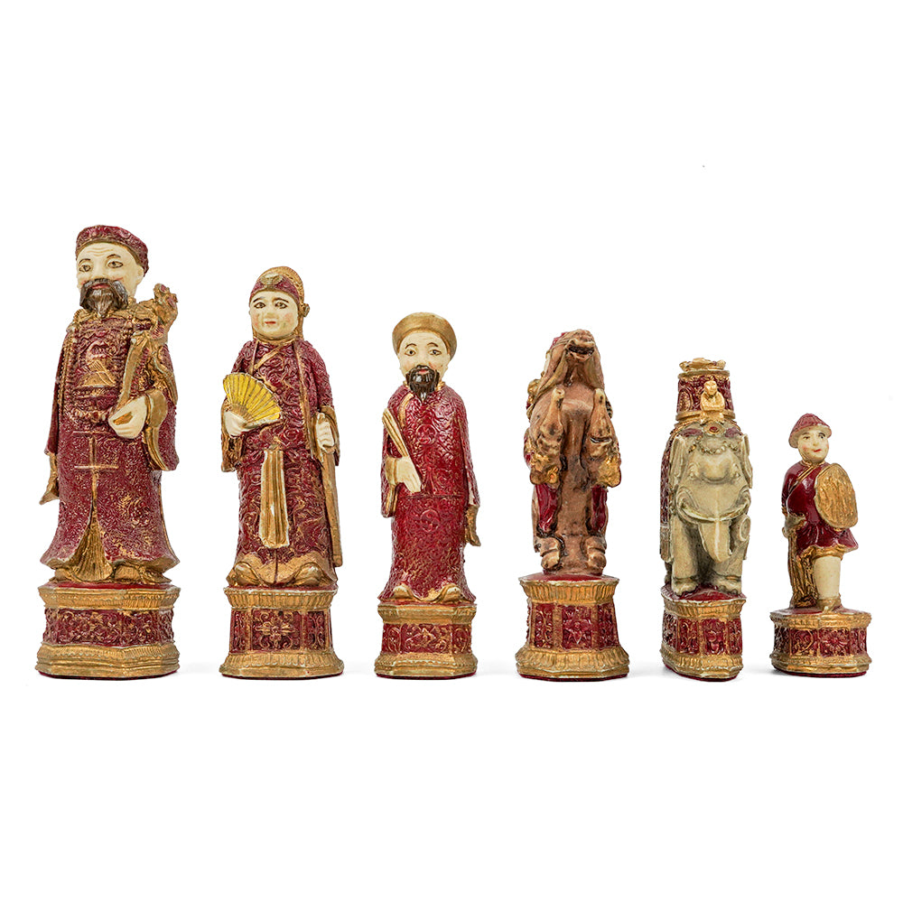 Hand Painted Mandarin Chess Set - 1996