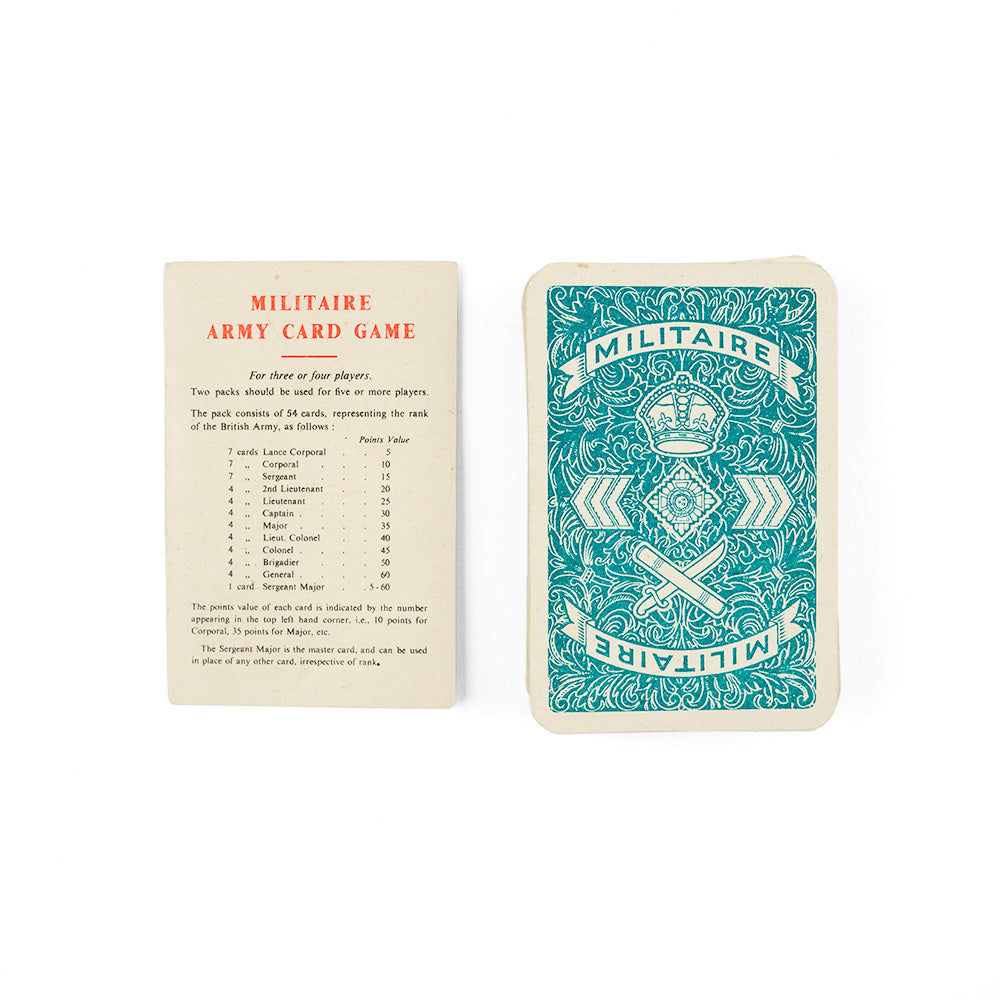 Militaire Card Game - 1940s