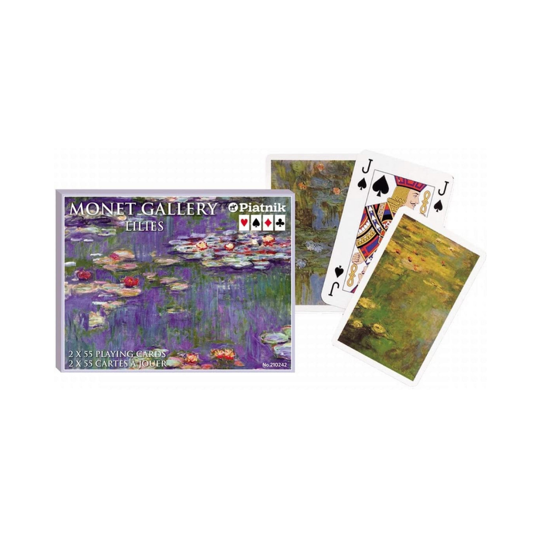 Monet Lilies twin deck playing card