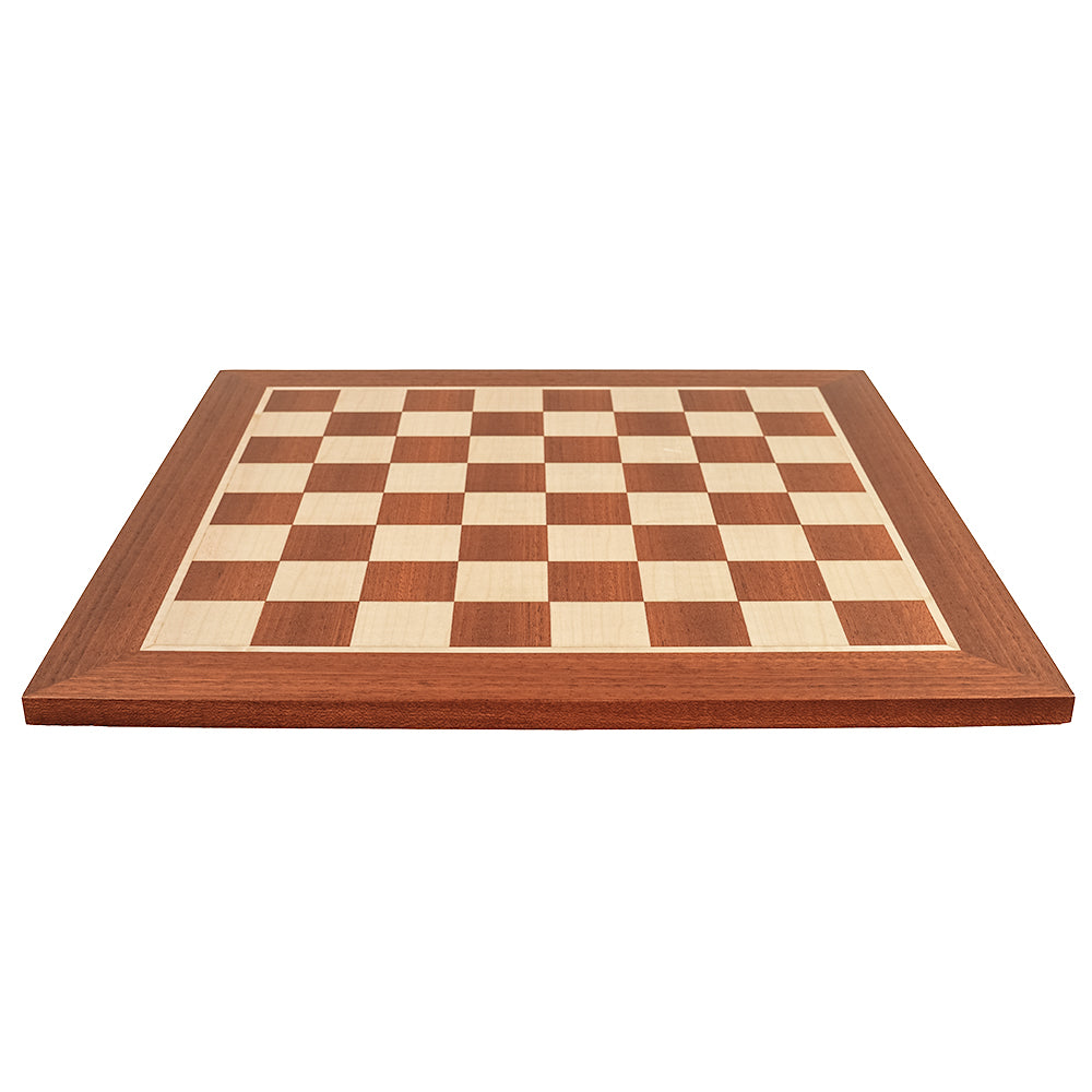 Osberton chess board:mahogany and sycamore