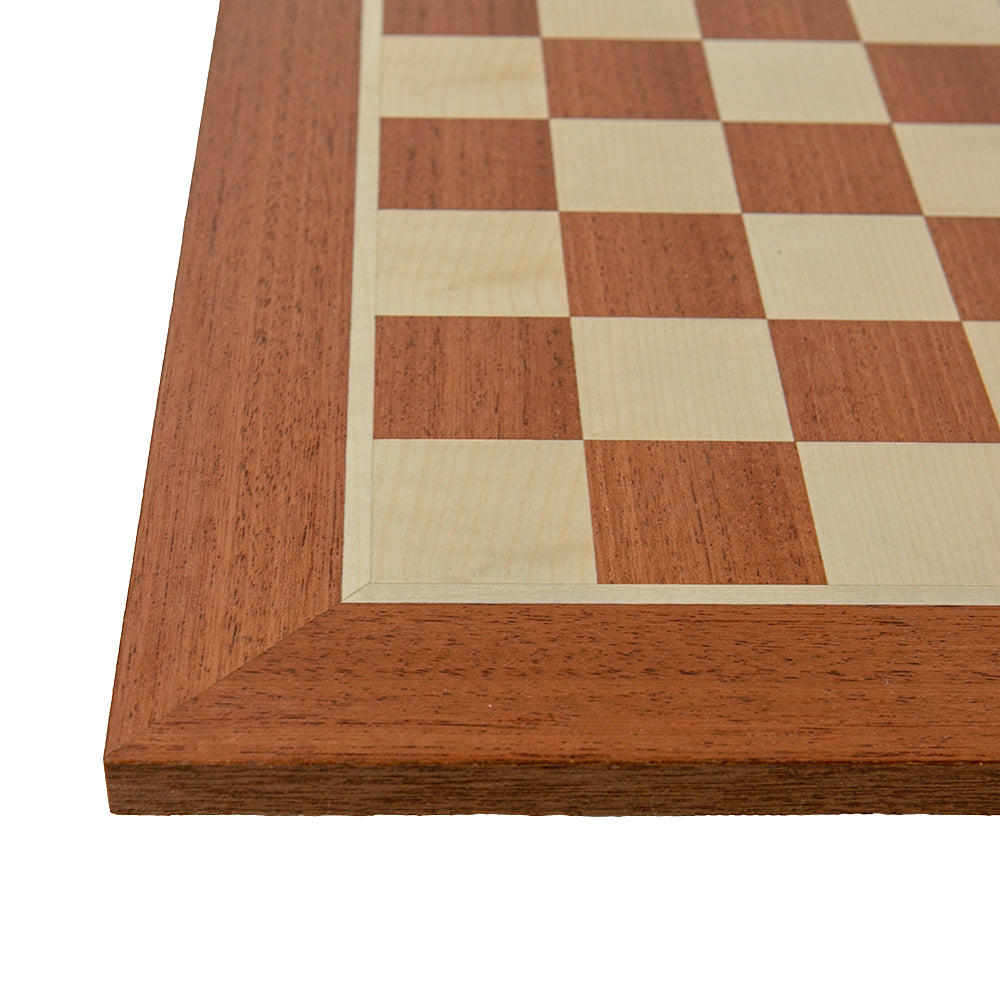 Osberton chess board:mahogany and sycamore