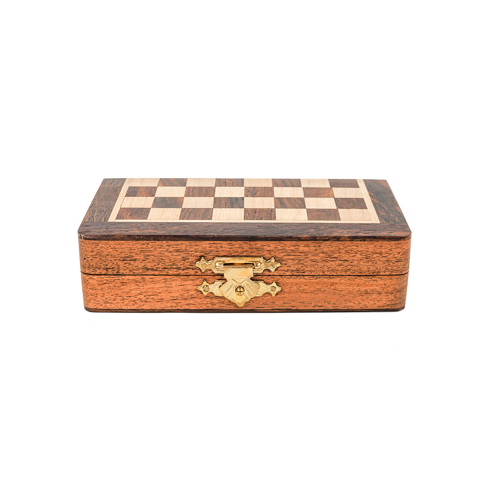 Oxford folding magnetic chess set - Chess - X small (5") - Hoyle's of Oxford