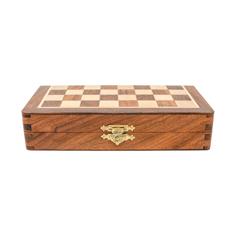 Oxford folding magnetic chess set - Chess - Small (7") - Hoyle's of Oxford