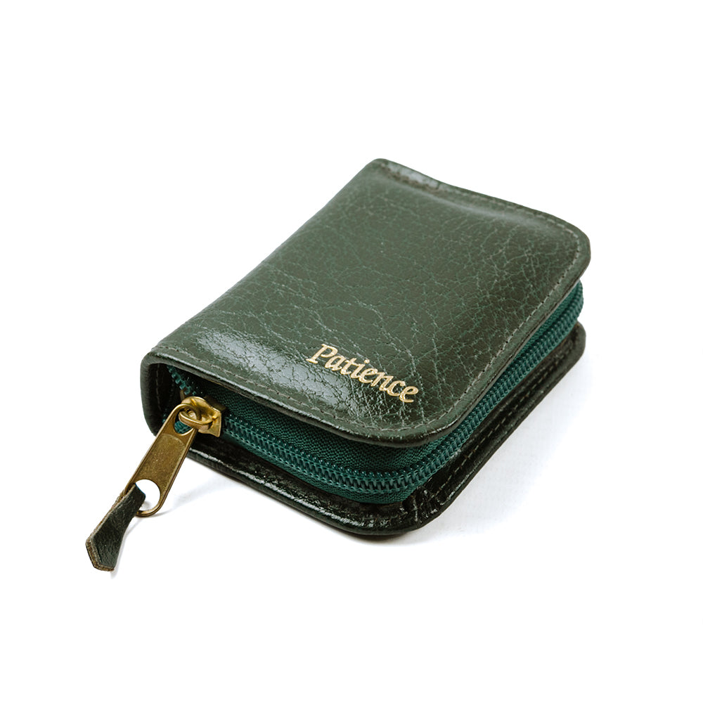 Leather wallet twin deck of patience playing cards