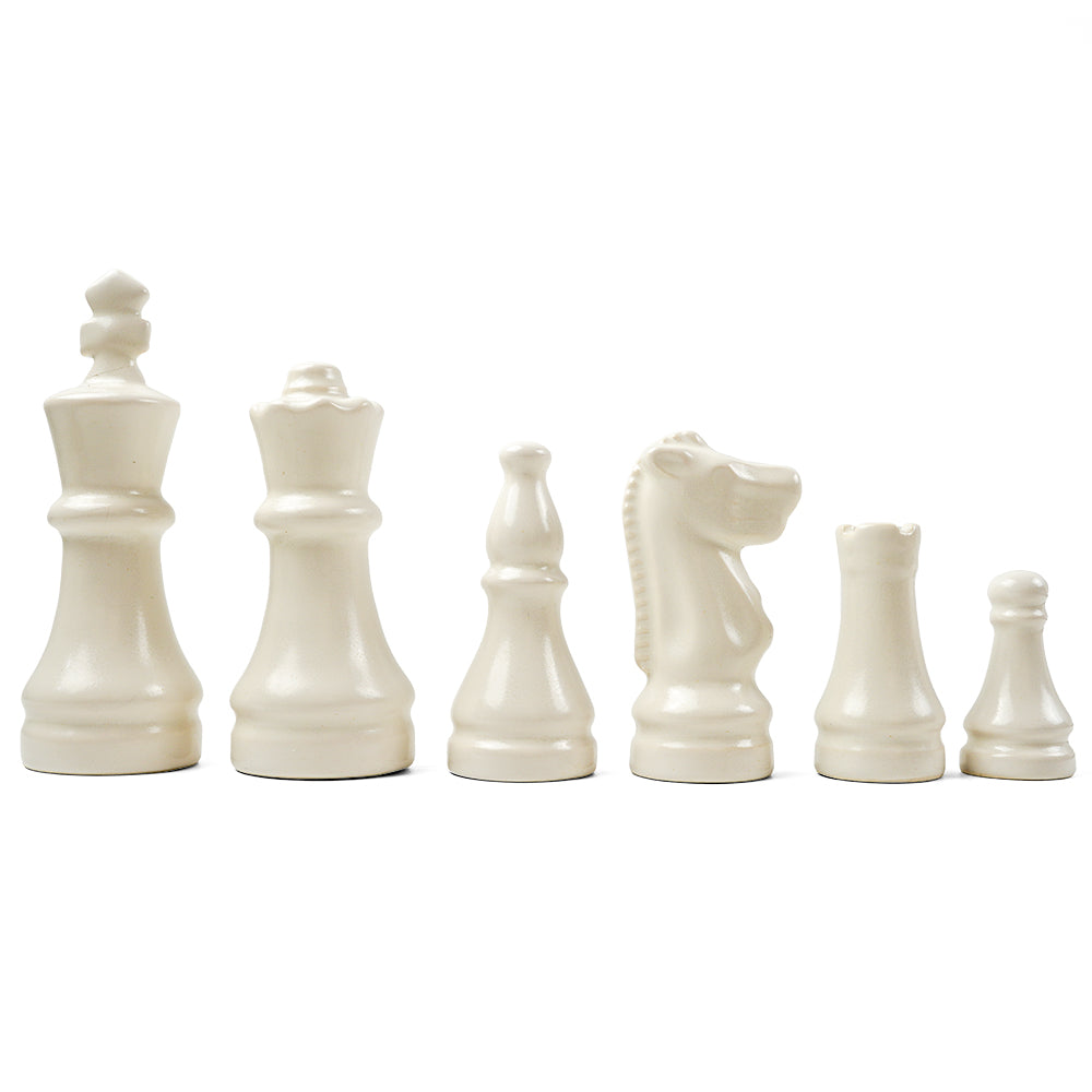 Pottery Staunton Chess Set - Circa 1970