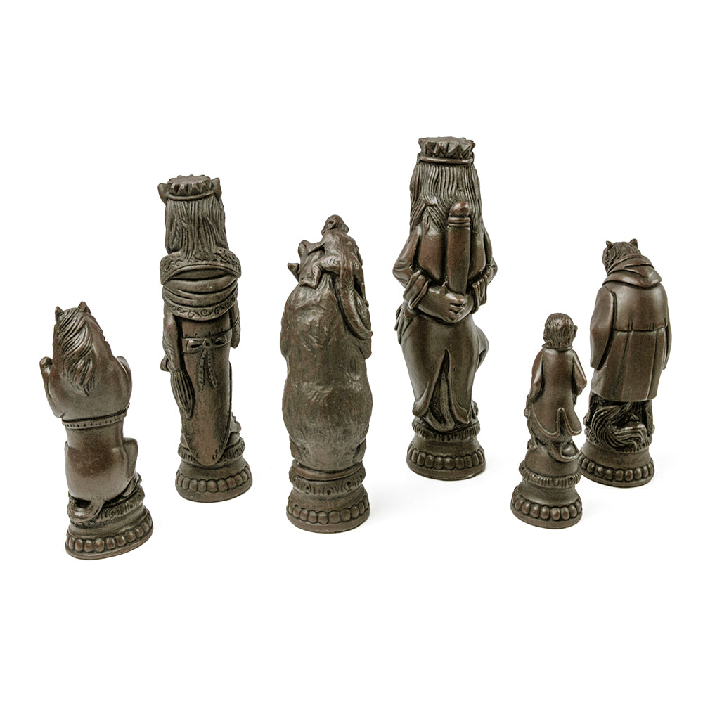 Reynard the Fox chess pieces
