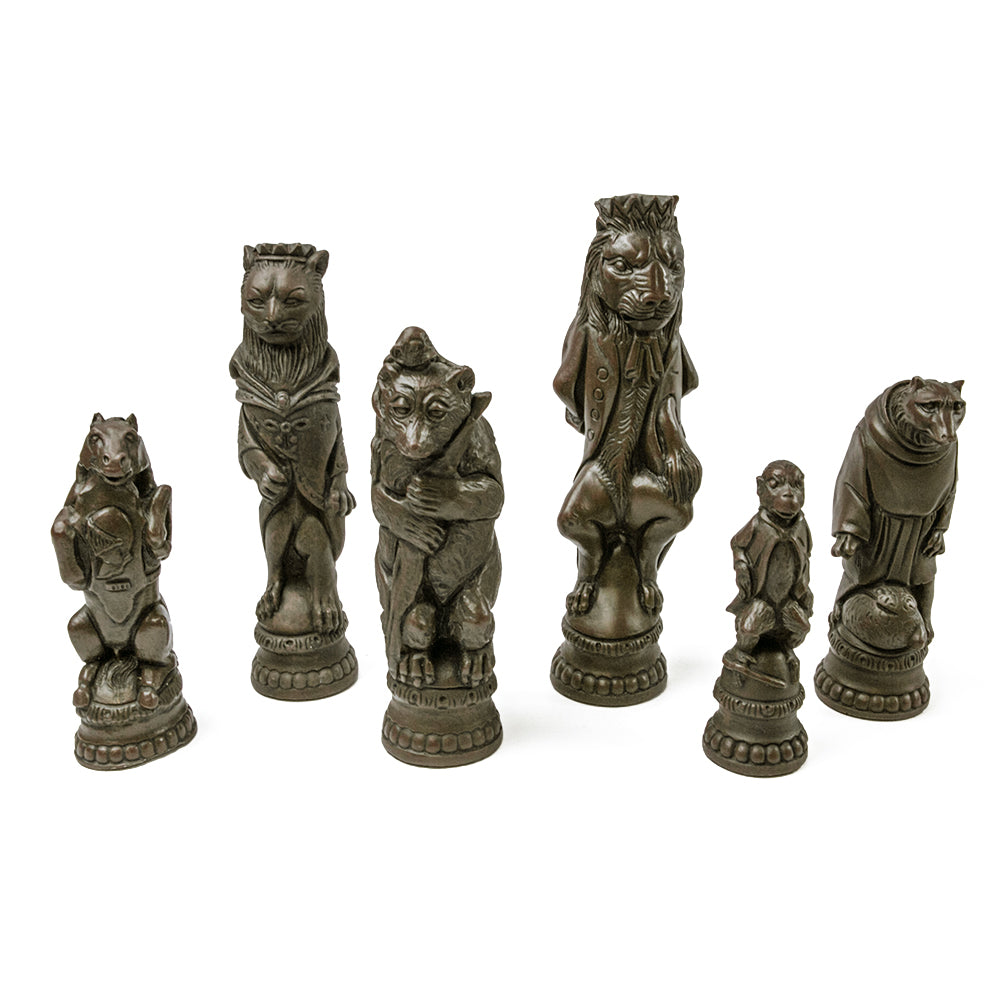 Reynard the Fox chess pieces