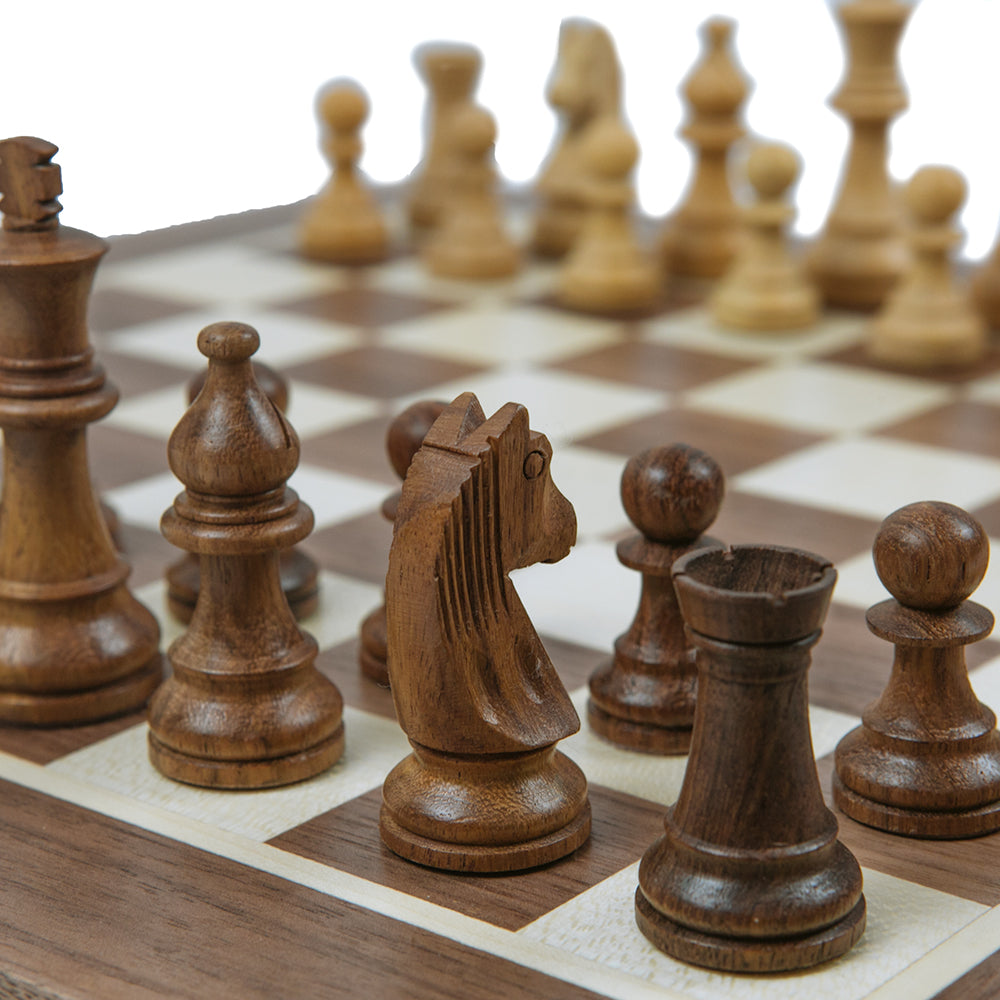 Ridley chess board: walnut and maple