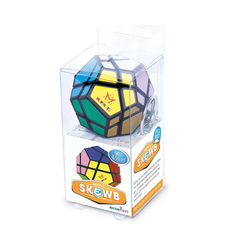 Speed cube keyring: mini skewb