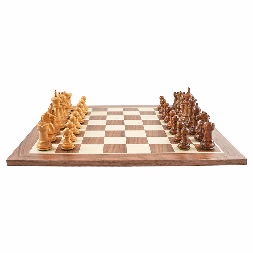 St Antony's chess pieces: Staunton style in double-weighted acacia and boxwood
