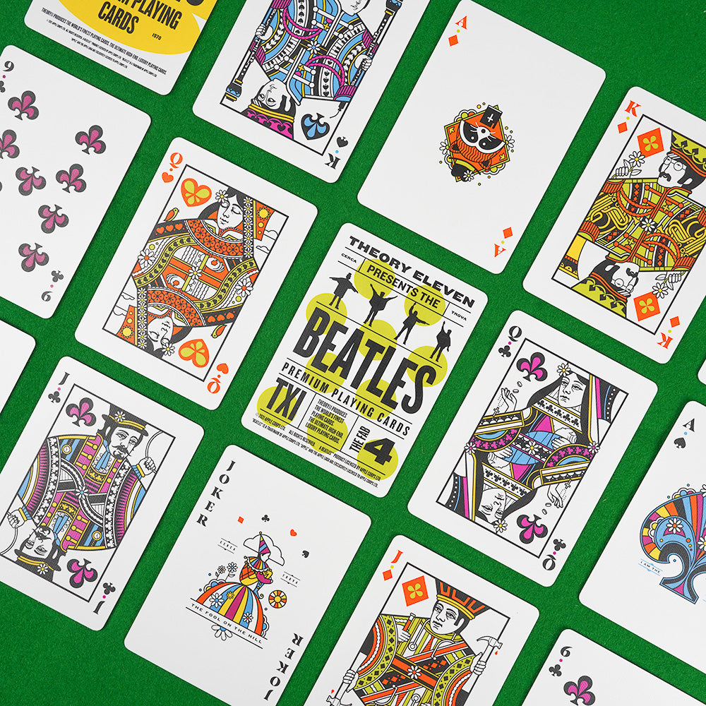 The Beatles playing cards - Blue