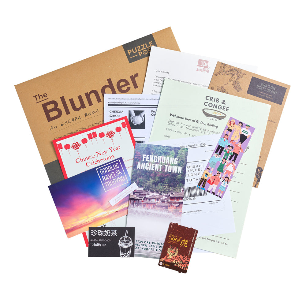 The Blunder: an escape room in an envelope