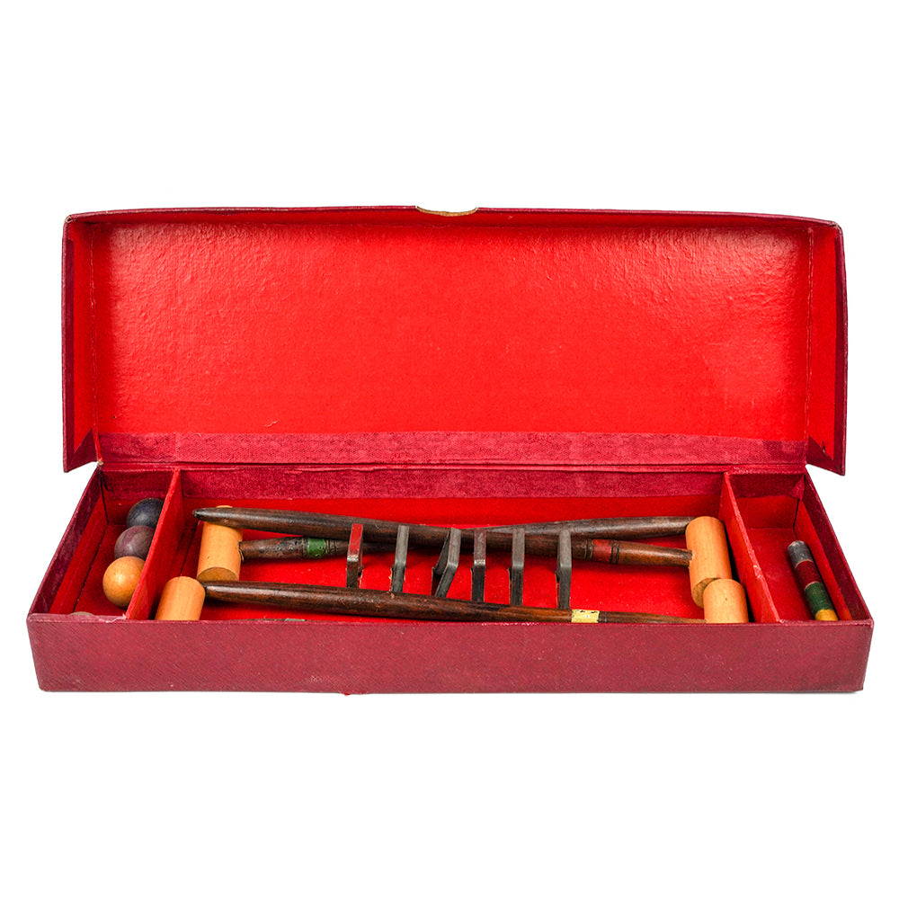 The "Chad Valley" Mini Croquet set - 1900s