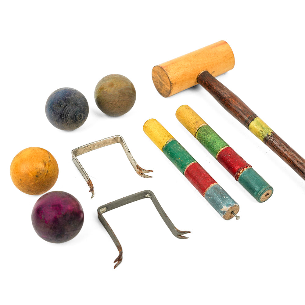The "Chad Valley" Mini Croquet set - 1900s