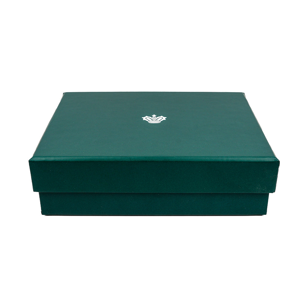 Leather playing card case with notepad