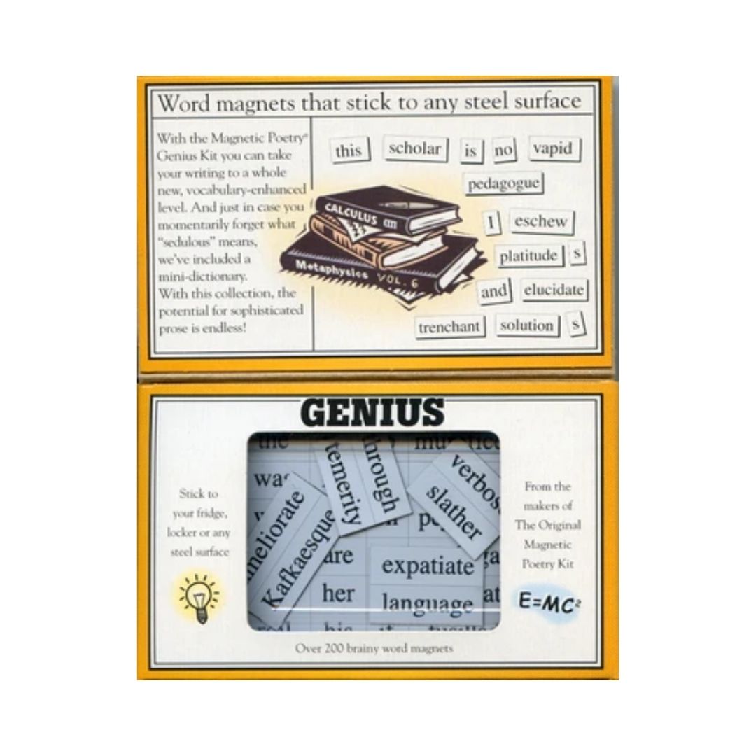 Genius Magnetic Poetry