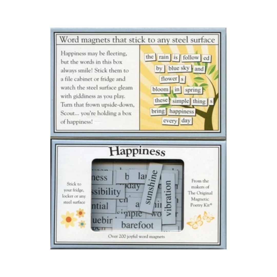 Happiness Magnetic Poetry