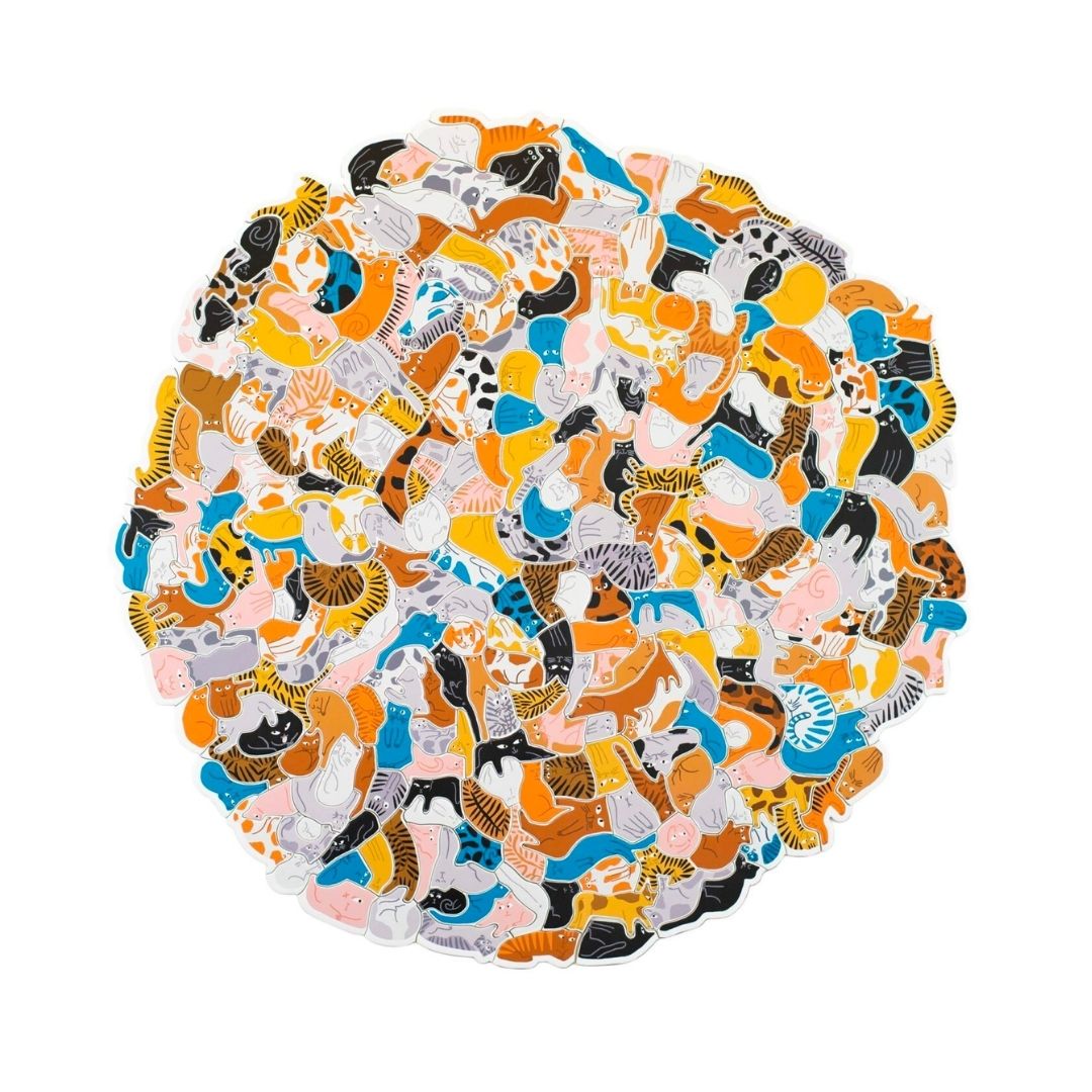 299 Cats and a Dog jigsaw puzzle