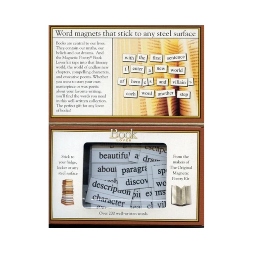 Book Lover Magnetic Poetry