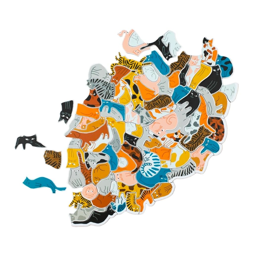 299 Cats and a Dog jigsaw puzzle