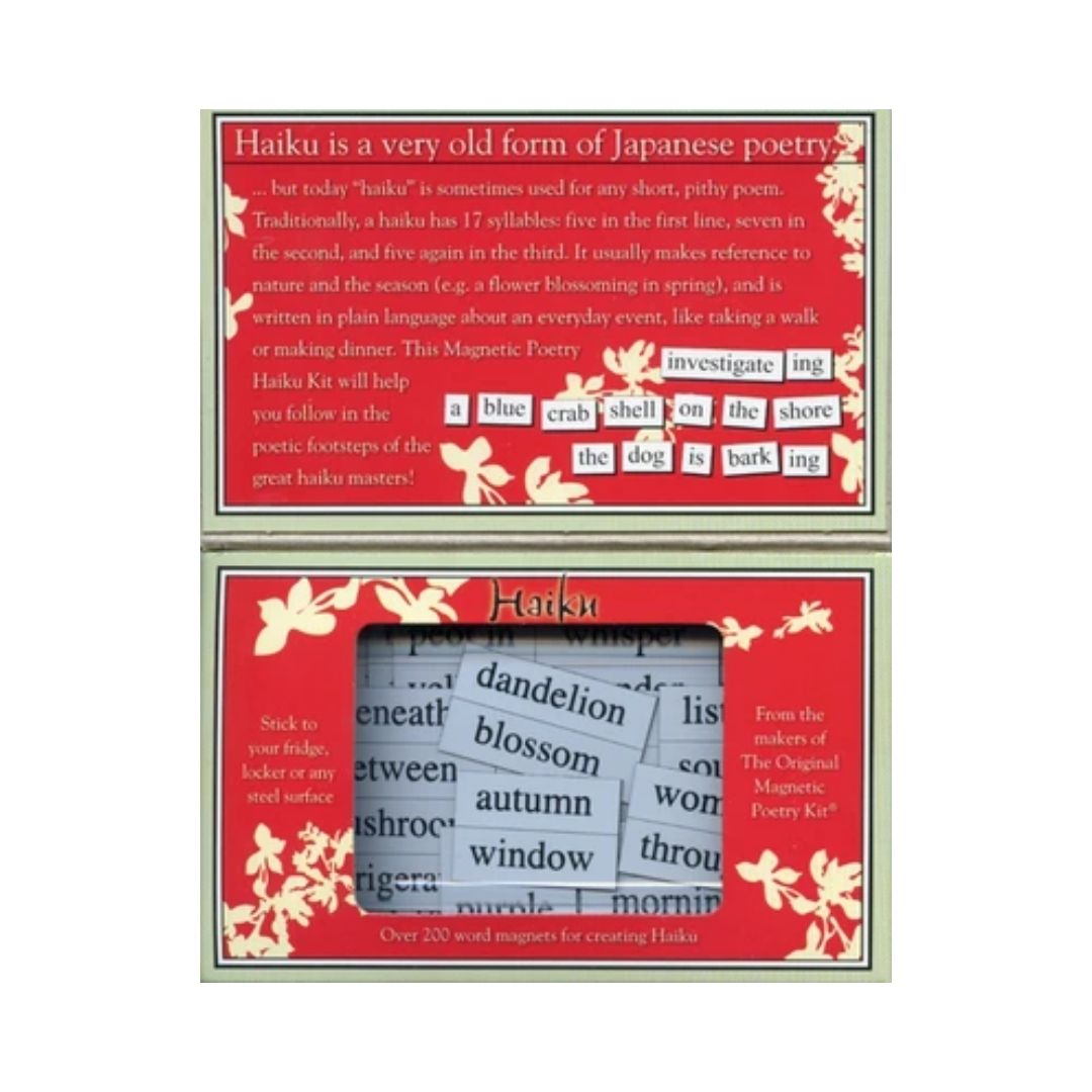 Haiku Magnetic Poetry