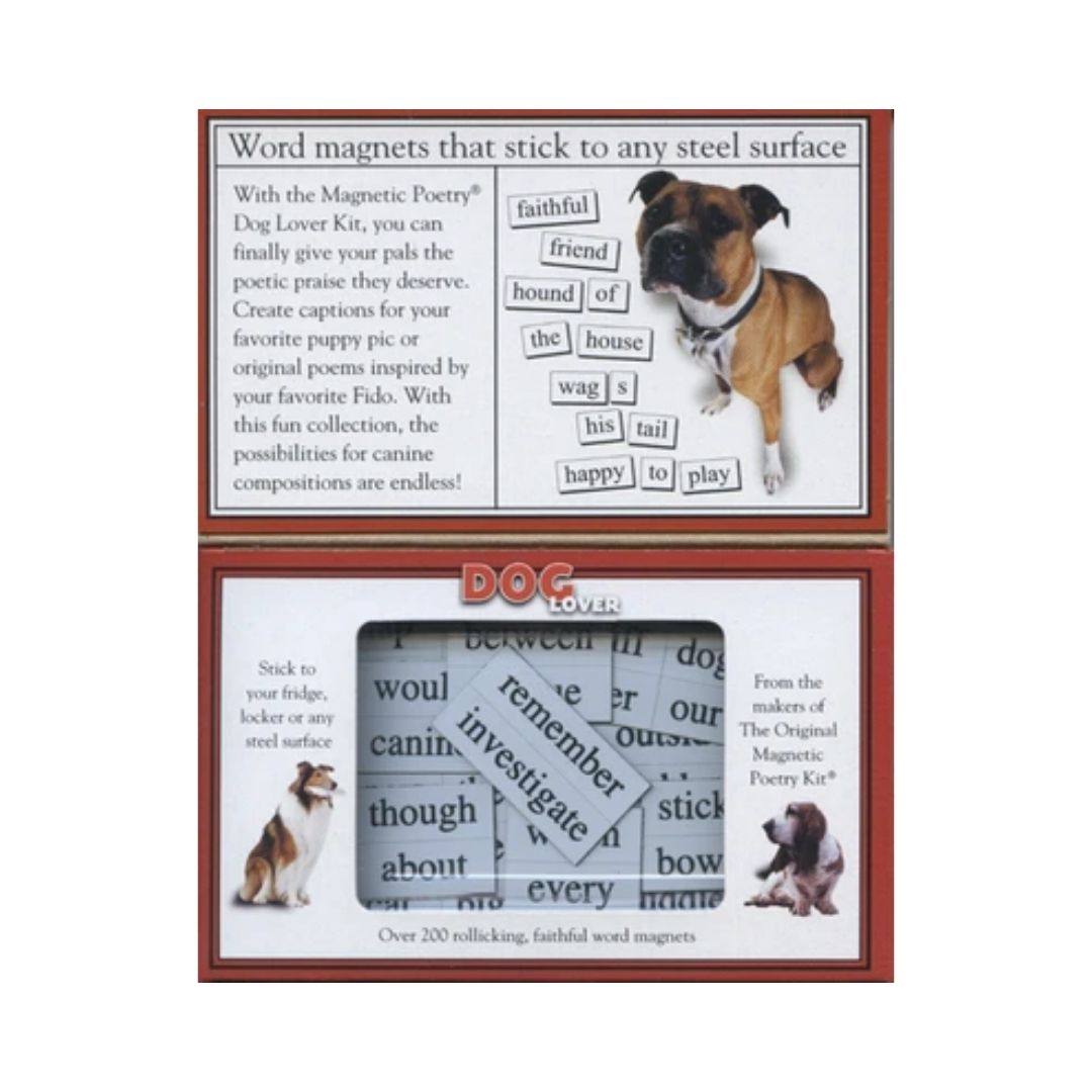 Dog Lover Magnetic Poetry