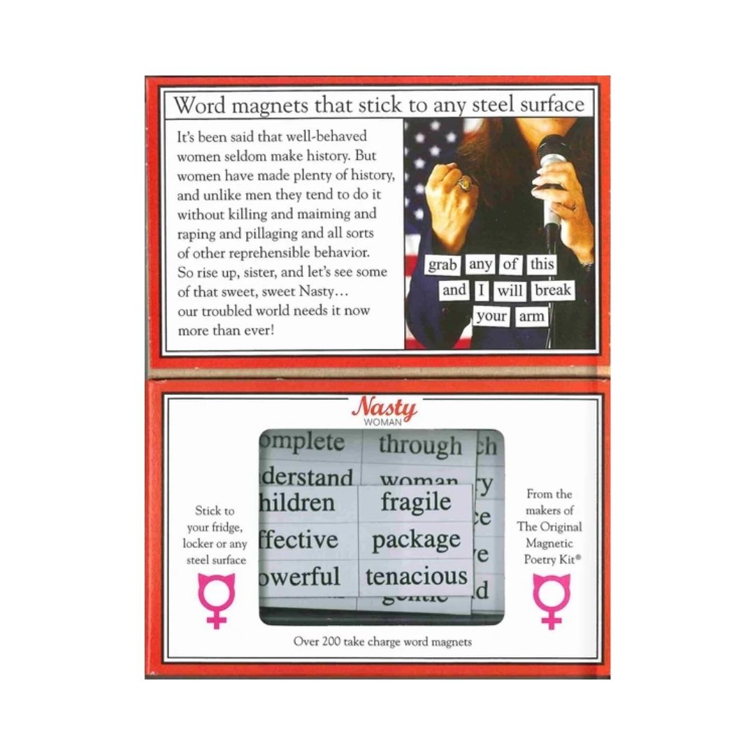 Nasty Woman Magnetic Poetry