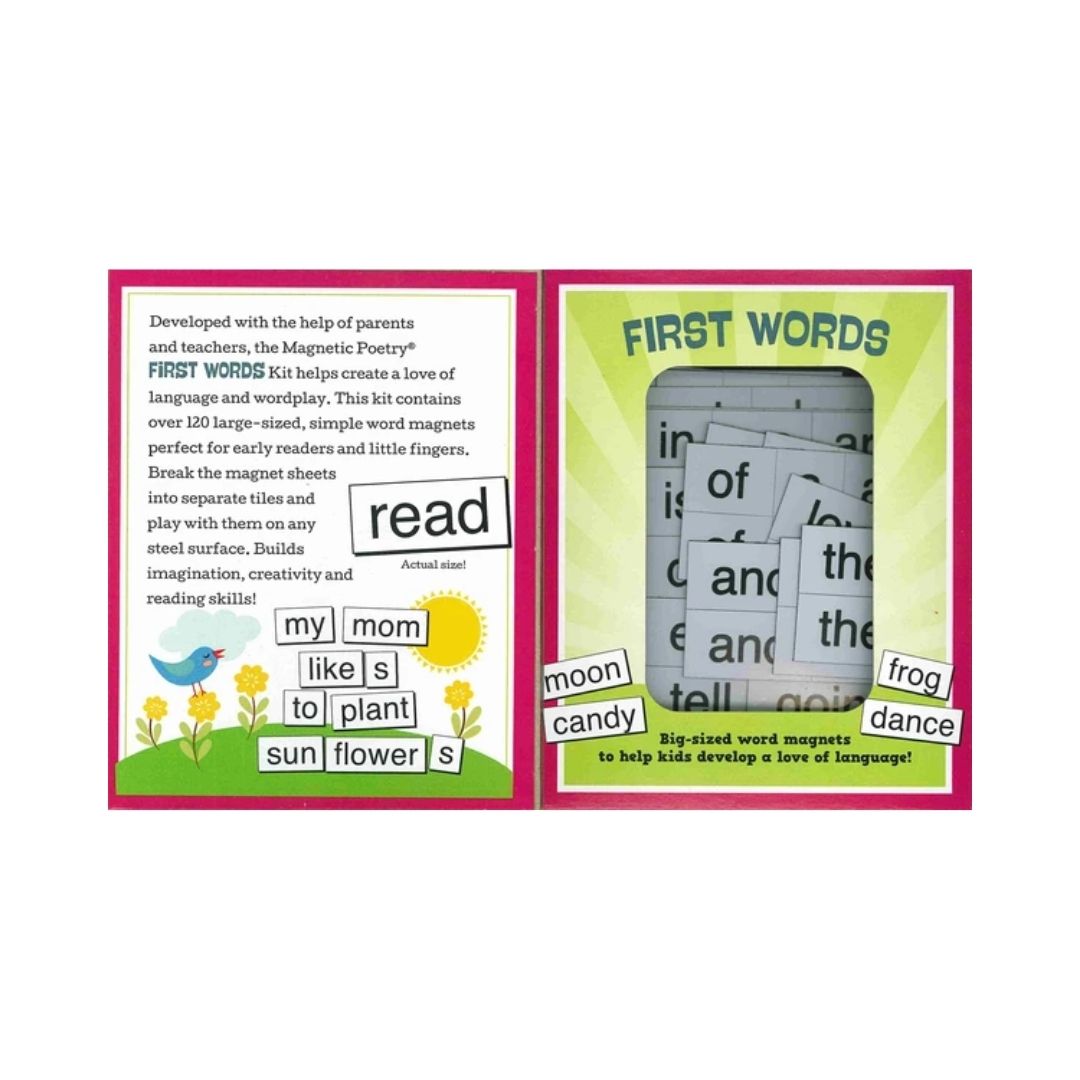 First Words Magnetic Poetry