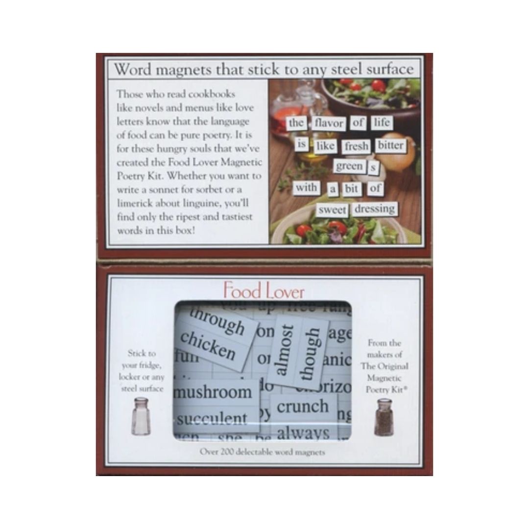 Food Lover Magnetic Poetry