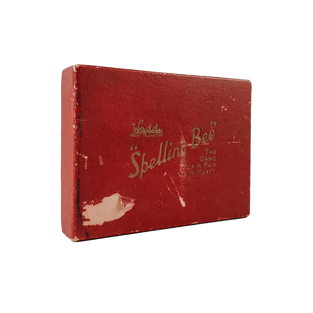 Waddington's Spelling Bee card game - 1930s