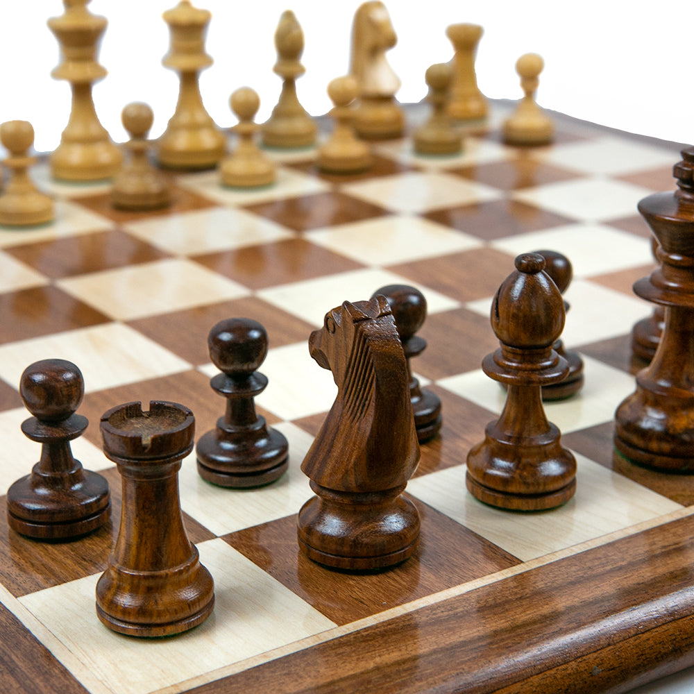 Walton chess board: acacia and maple