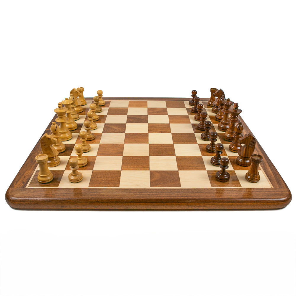 Walton chess board: acacia and maple