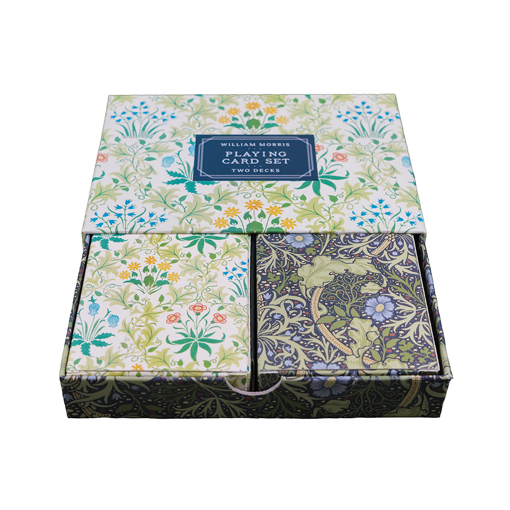William Morris twin deck of playing cards