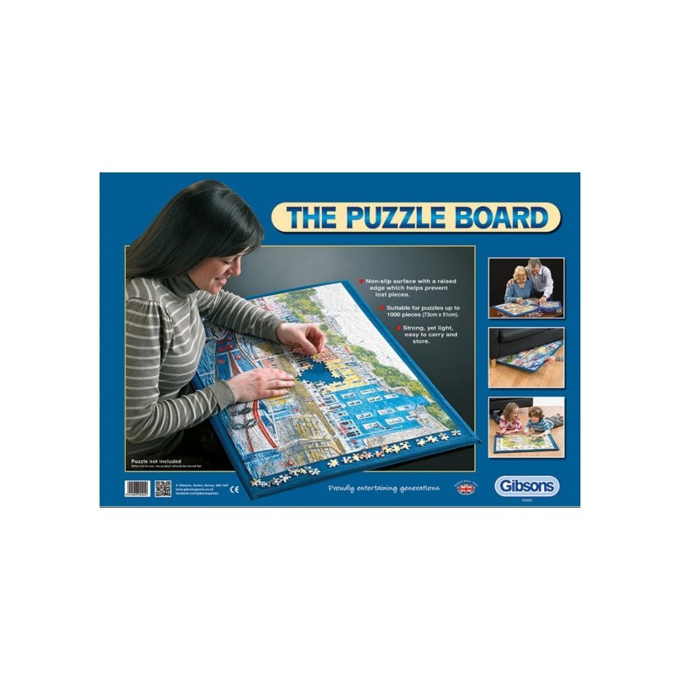 Jigsaw puzzle board