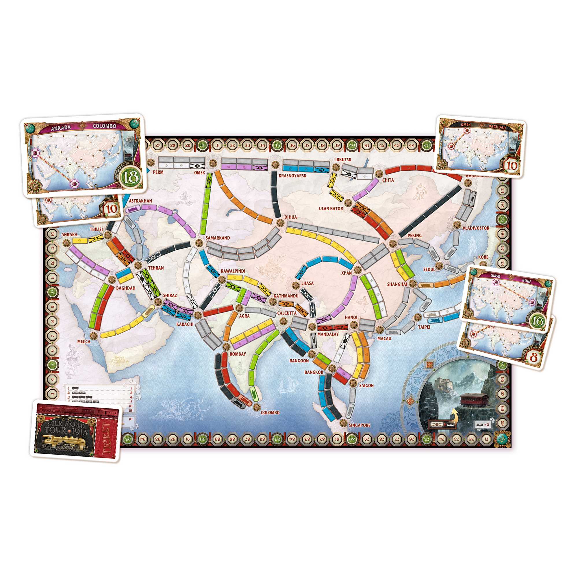 Ticket to Ride Asia: Map Collection 1