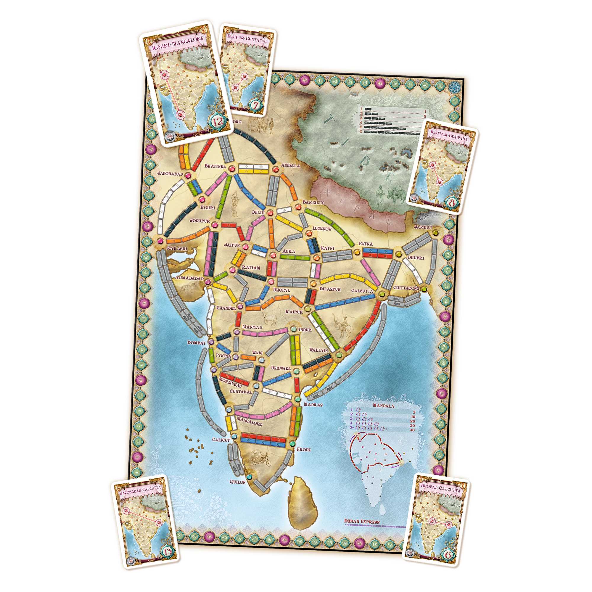 Ticket To Ride India: Map Collection 2