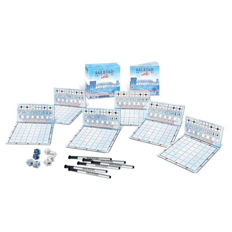 Railroad Ink: Deep Blue Edition