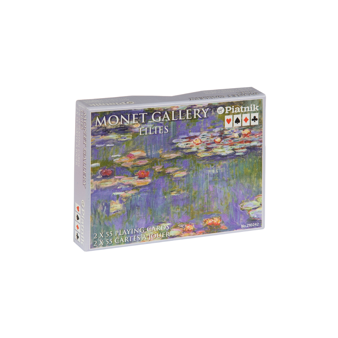 Monet Lilies twin deck playing card